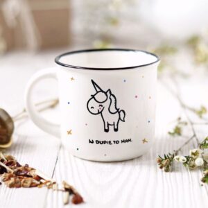 Kubek z Niegrzecznym Jednorożcem Dupa