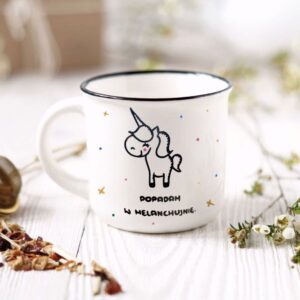 Kubek z Niegrzecznym Jednorożcem Melanchujnia