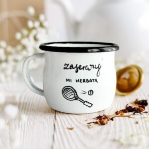 Kubek Emaliowany Tenisisty