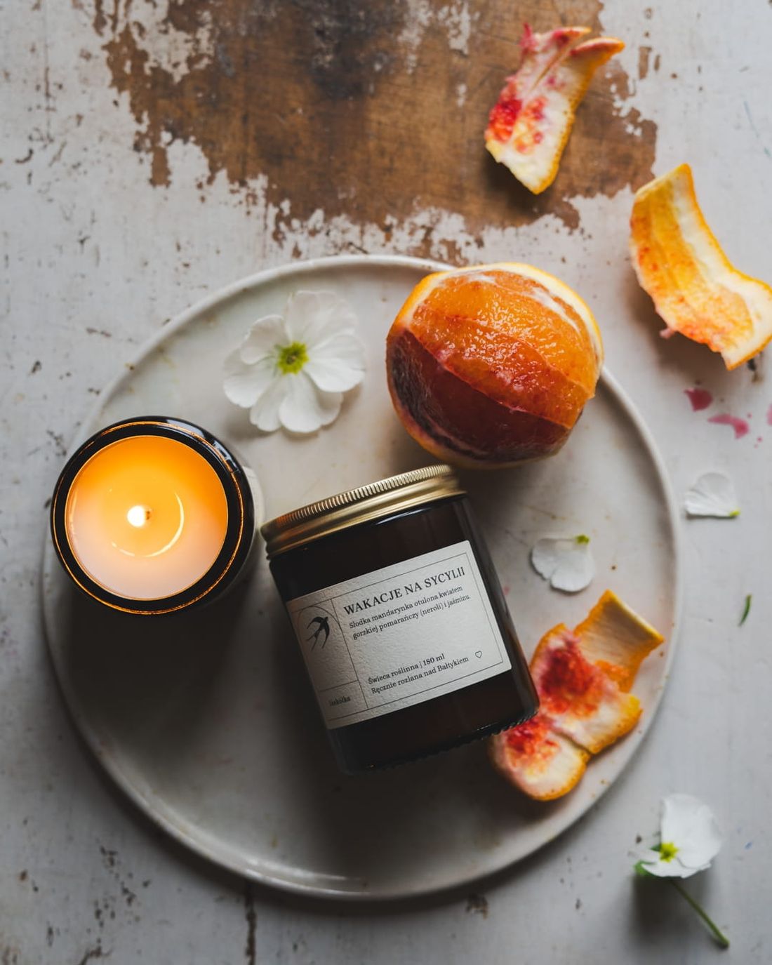 Świeca Sojowa Wakacje na Sycylii - Jaskółka - obrazek 3