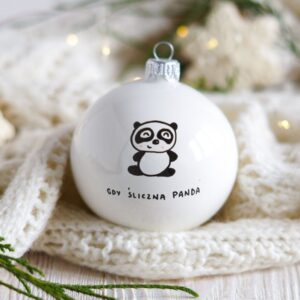 Bombka Choinkowa Gdy Śliczna Panda