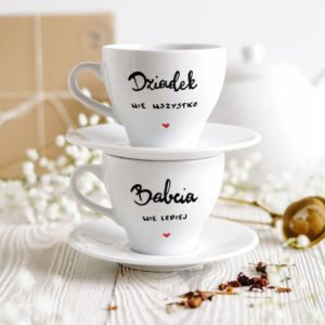 Zestaw Filiżanek Dziadkowie Wiedzą Lepiej