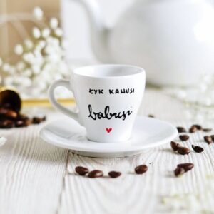 Filiżanka Espresso Łyk Kawusi dla Babusi