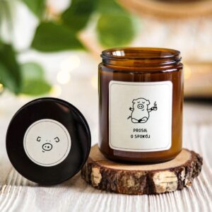 Świeca Sojowa Prosię o Spokój